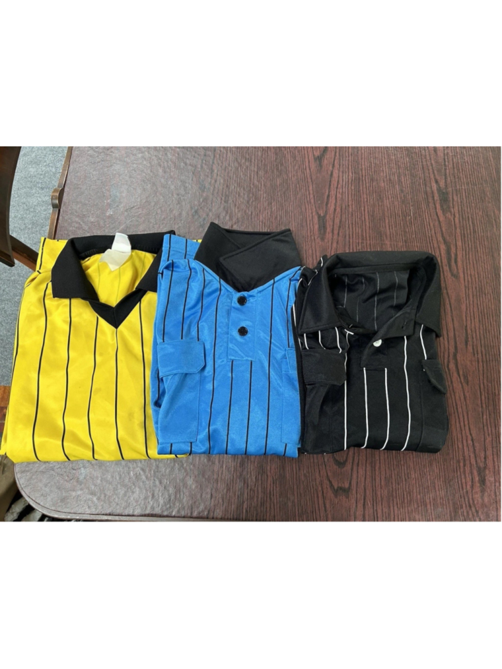 Official Sports Men's Referee Shirt Medium Yellow M NWT Soccer GB3